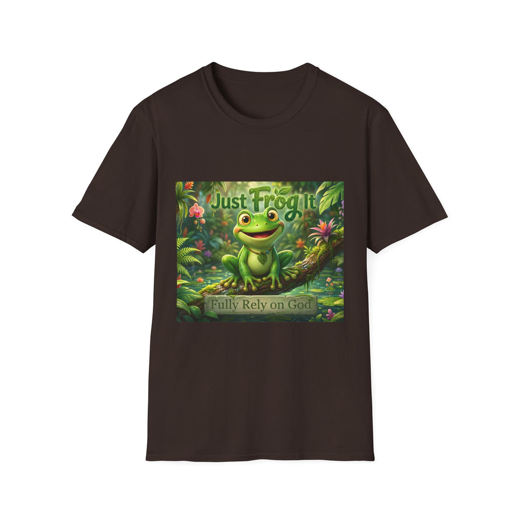 Just Frog It T-Shirt — Cute Frog Graphic Tee ("Just Frog It")