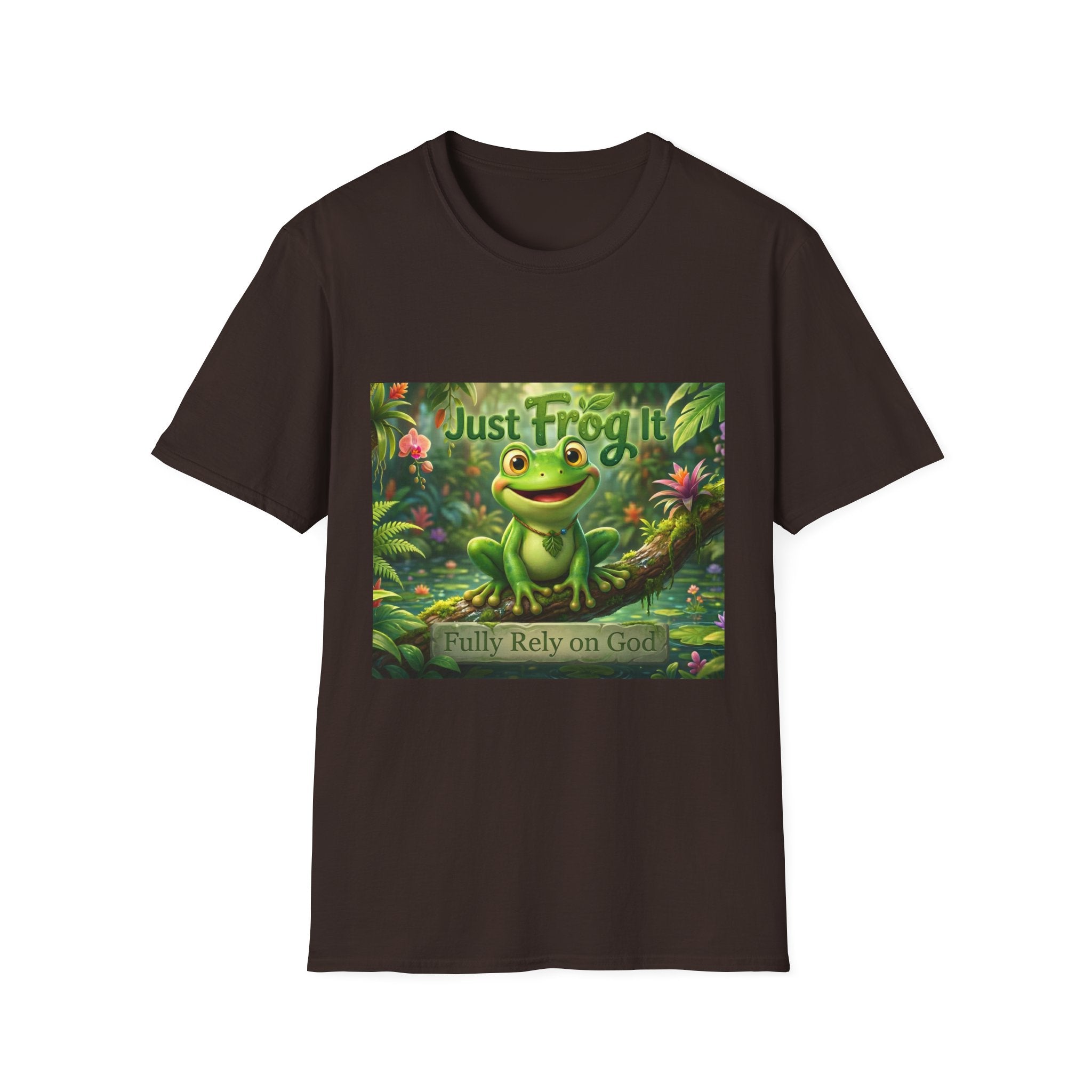 Just Frog It T-Shirt — Cute Frog Graphic Tee ("Just Frog It")