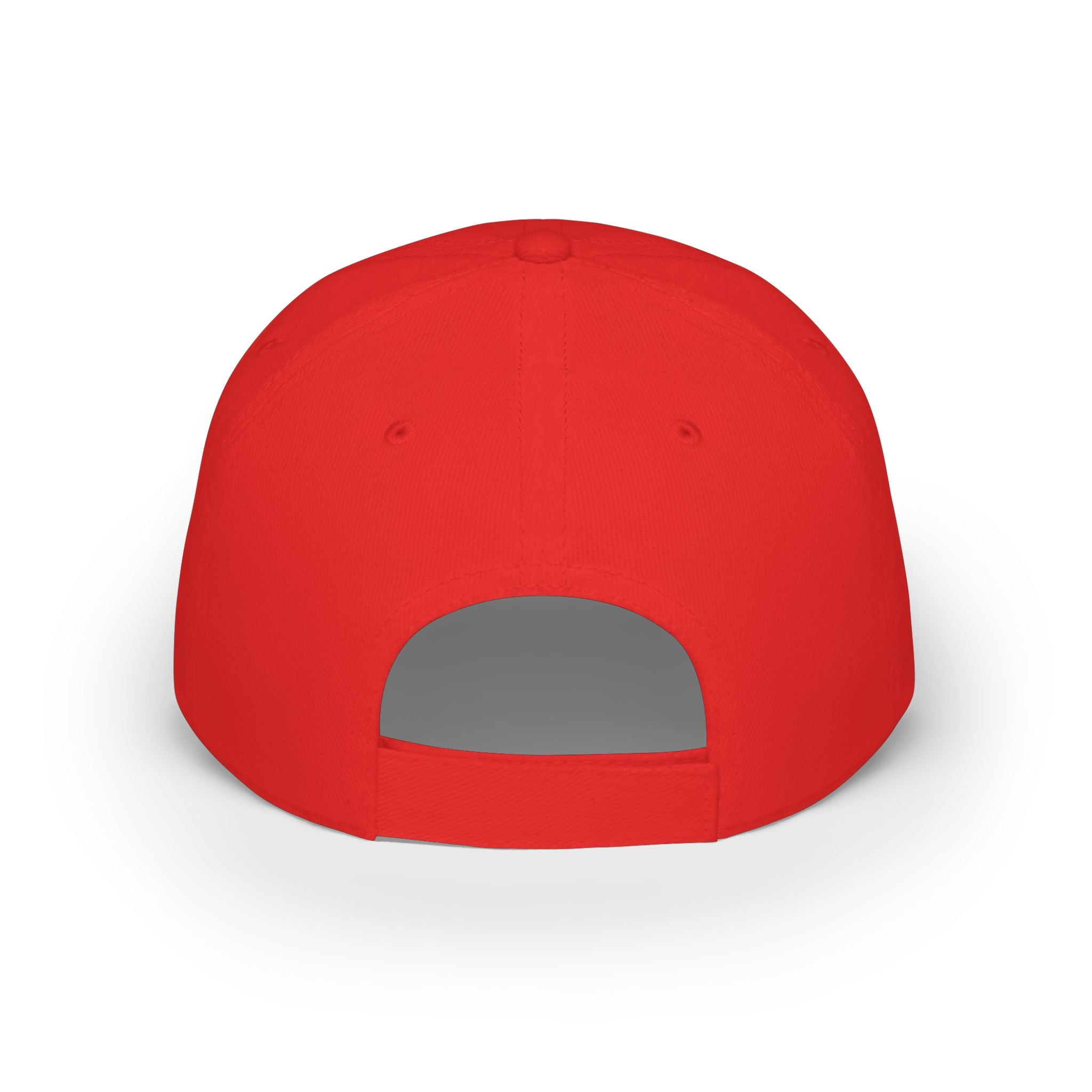 Patriotic Eagle Baseball Cap — American Flag Embroidered Red Low-Profile Hat