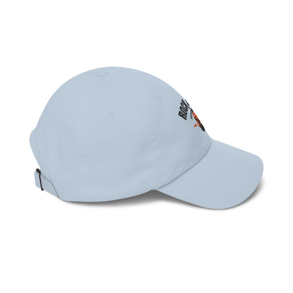 Rock & Roll Dad Cap — Retro Guitar Flames Baseball Hat