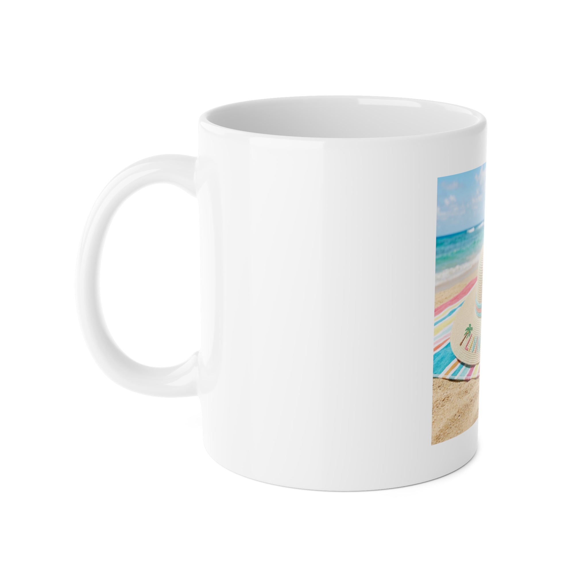 Beach Vibes Ceramic Mug - "Livin' the Good Life" 11oz