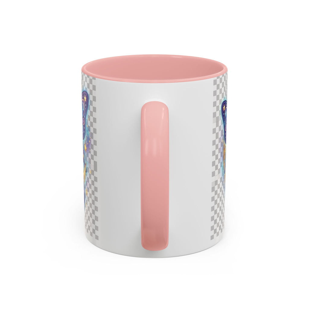 Magic Moon Cat Accent Mug — Cute Fantasy Butterfly Kitty Coffee Cup (11/15oz)
