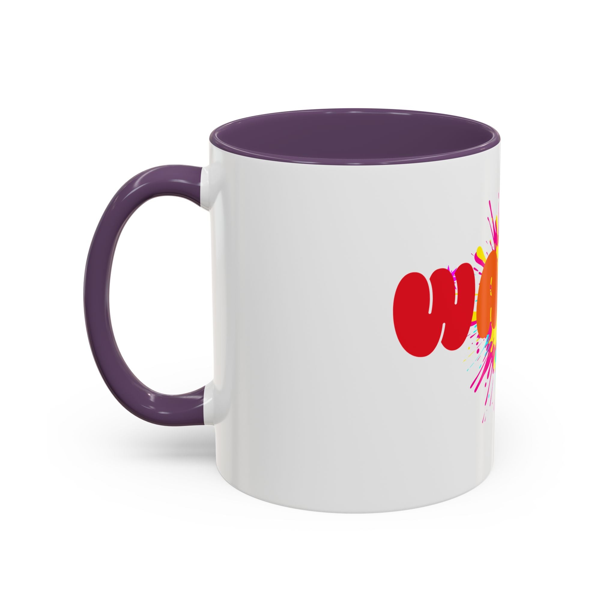 Wazzup Rainbow Splash Accent Coffee Mug (11/15oz)