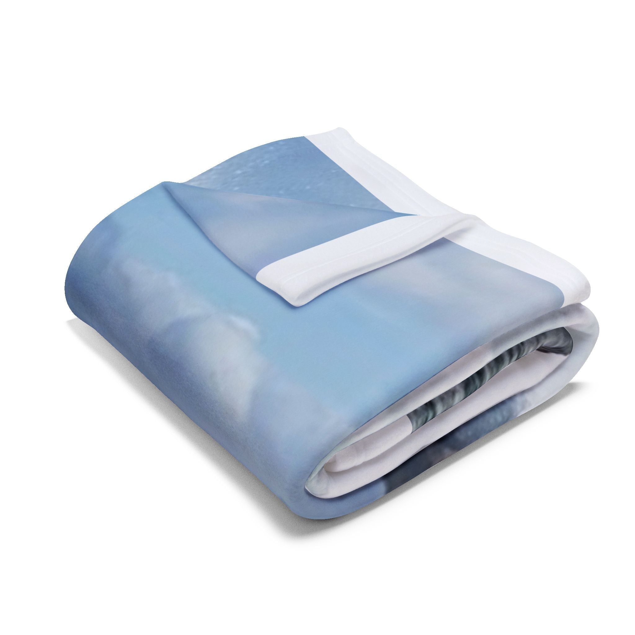 Surf Wave Arctic Fleece Blanket — Ocean Surfing Photo Throw