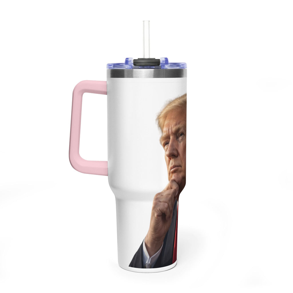 40oz Vacuum Tumbler — Thoughtful Portrait Travel Mug