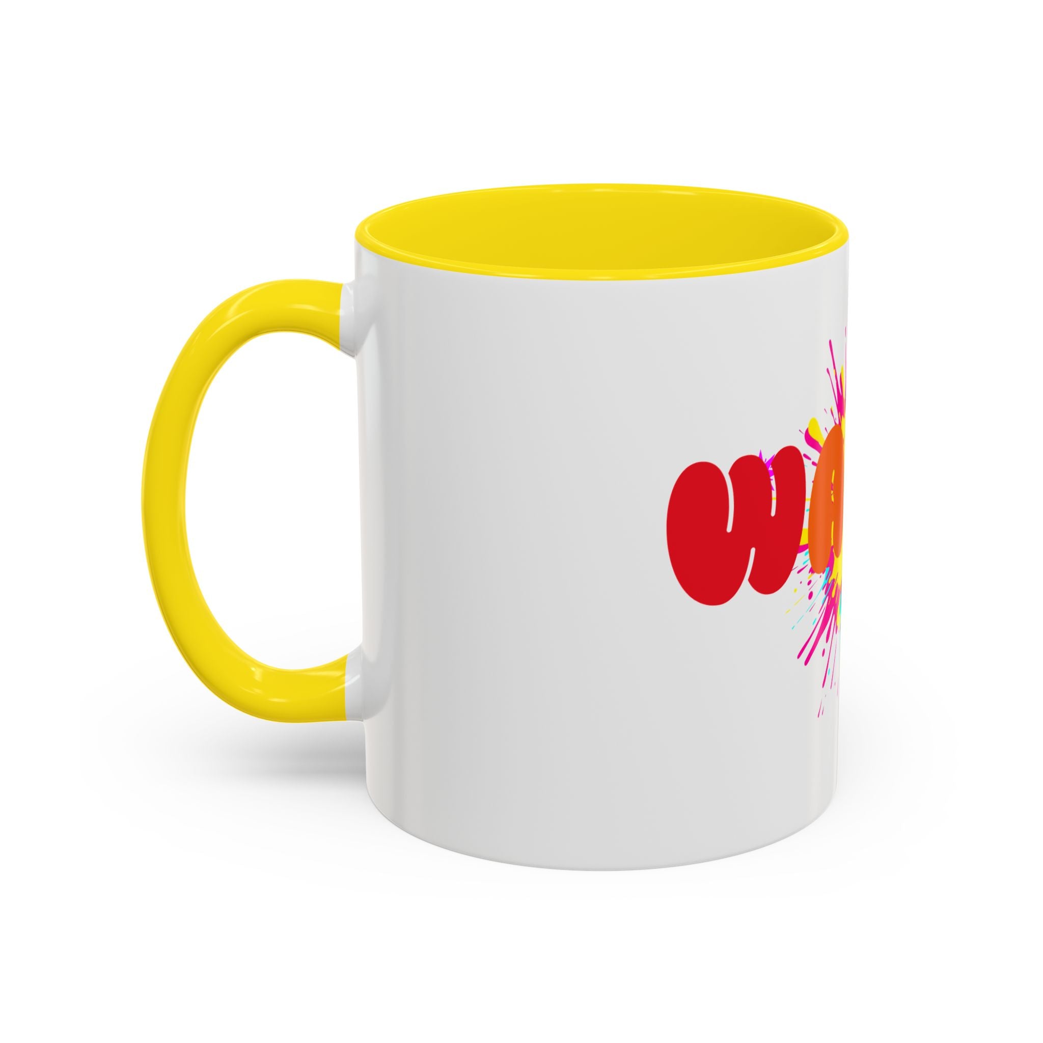 Wazzup Rainbow Splash Accent Coffee Mug (11/15oz)