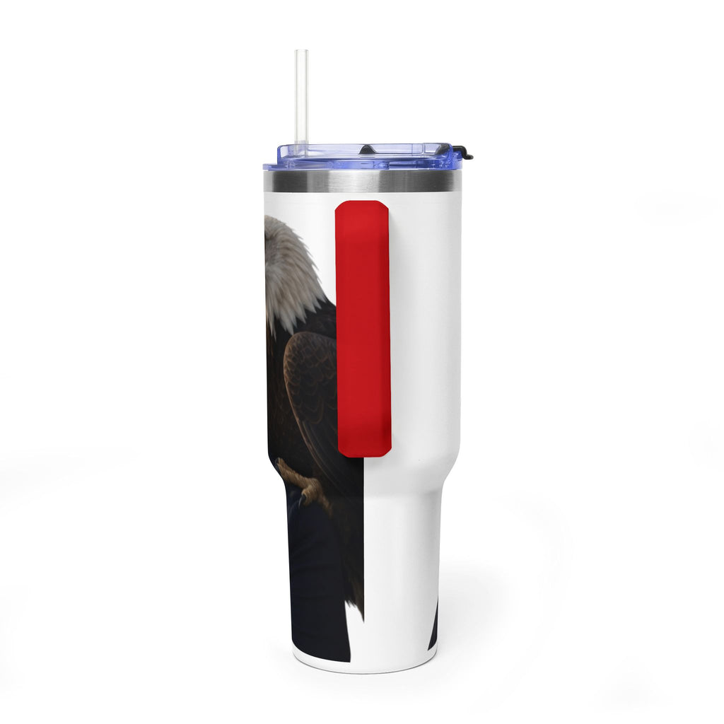 40oz Vacuum Tumbler — Thoughtful Portrait Travel Mug