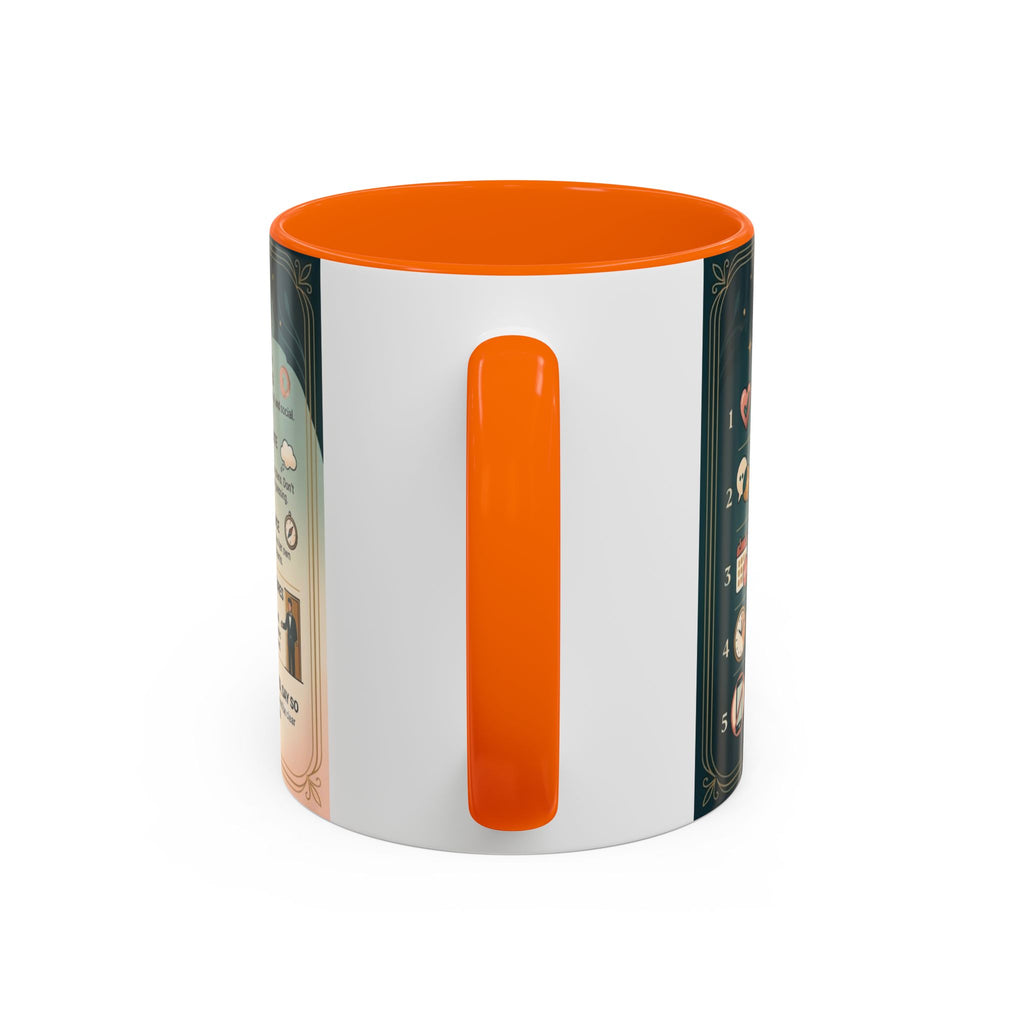 Coffee Mug - “10 Rules for Dating Her: A Modern Guide” Accent Ceramic Mug