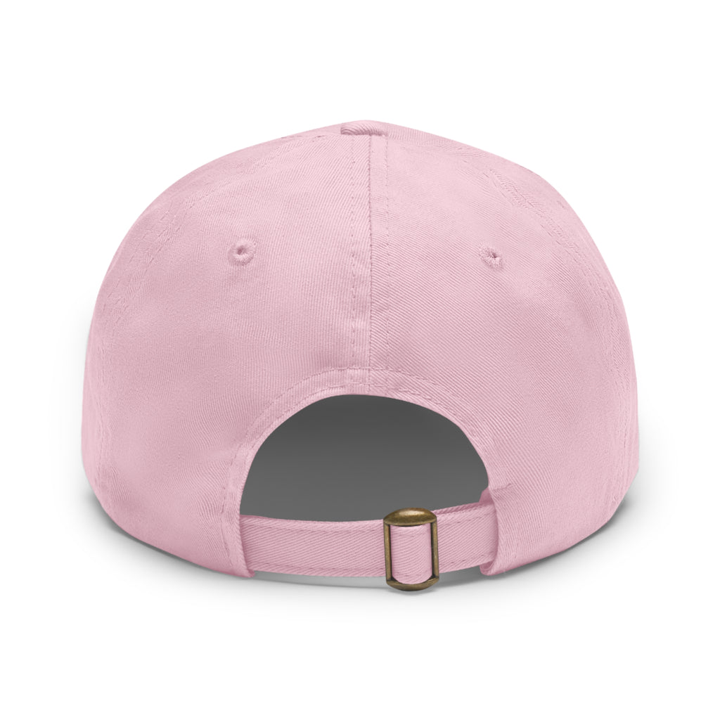 Frog Patch Dad Hat — 'Just Frog It' Leather Patch Baseball Cap