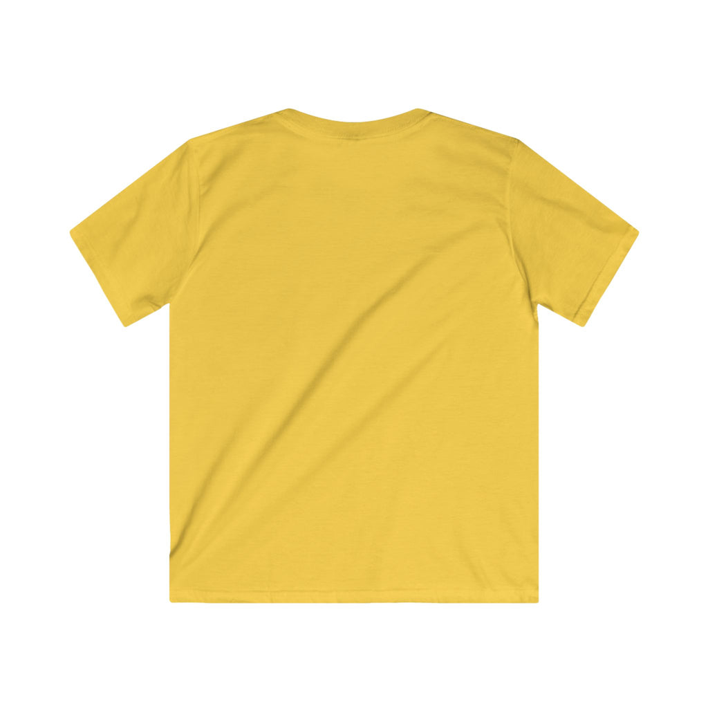 Kids Lion T‑Shirt — Blue Neon Mane Graphic Tee for Boys & Girls