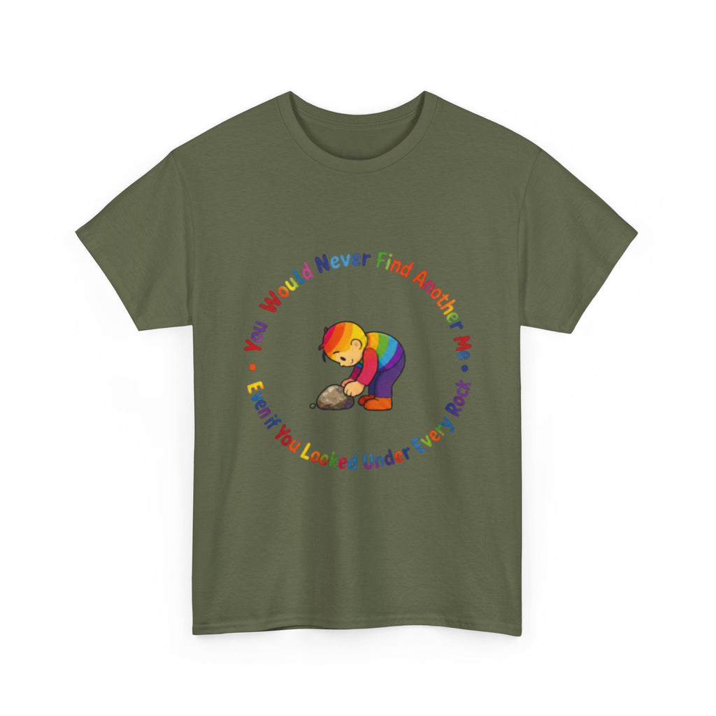 Rainbow Bear T-Shirt — "You Would Never Find Another Me" Cute Pride Graphic Tee