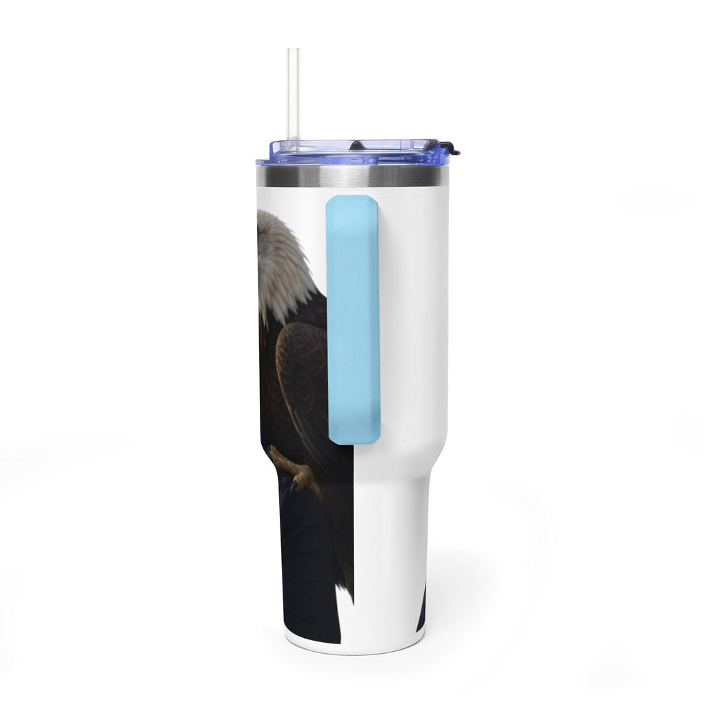40oz Vacuum Tumbler — Thoughtful Portrait Travel Mug