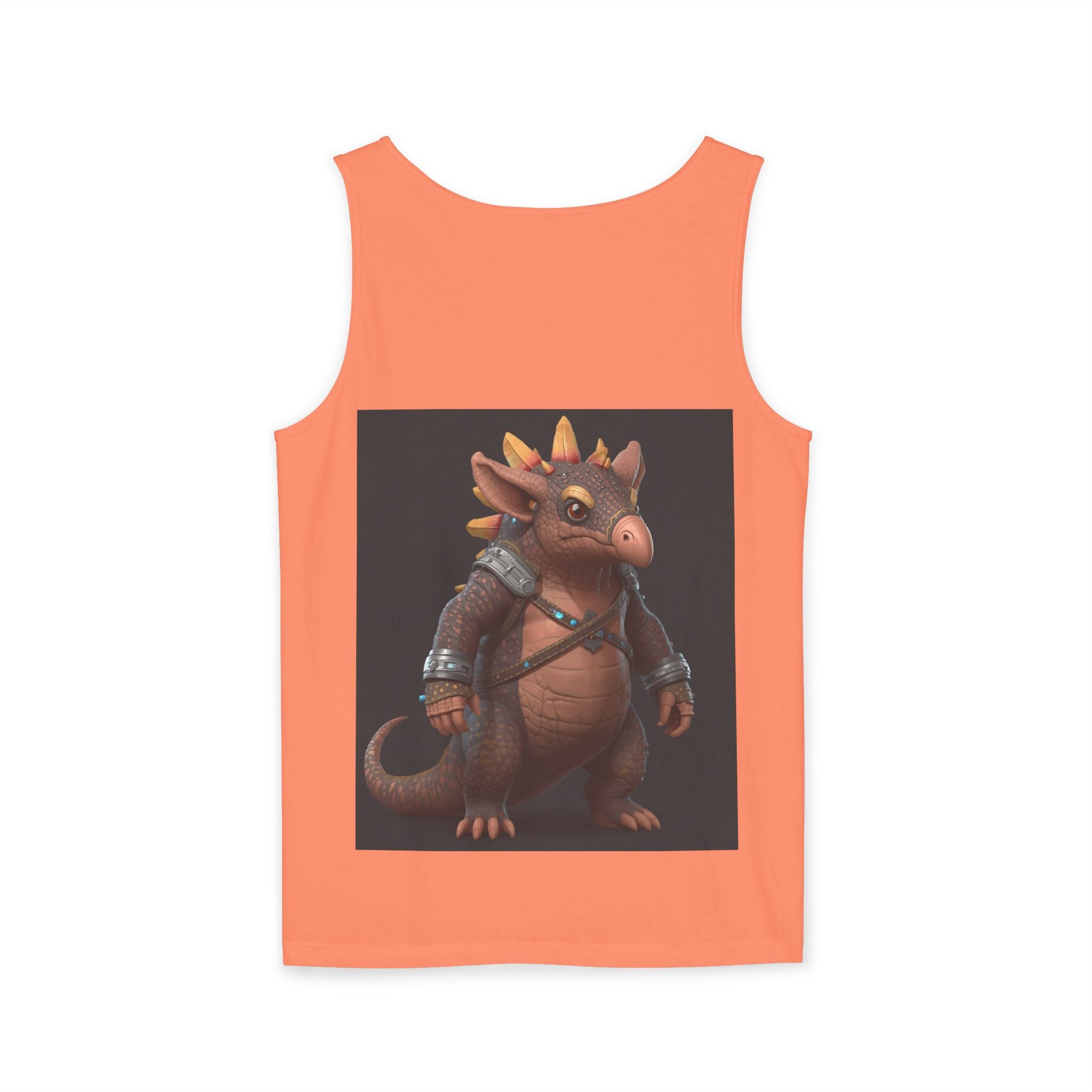 Dragon Warrior Tank Top — Cute Armored Baby Dragon Graphic
