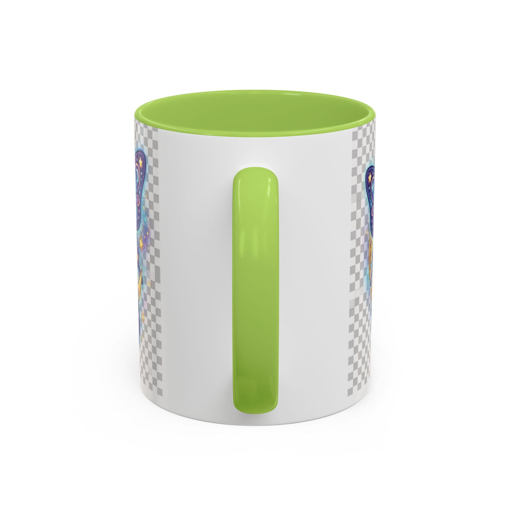 Magic Moon Cat Accent Mug — Cute Fantasy Butterfly Kitty Coffee Cup (11/15oz)