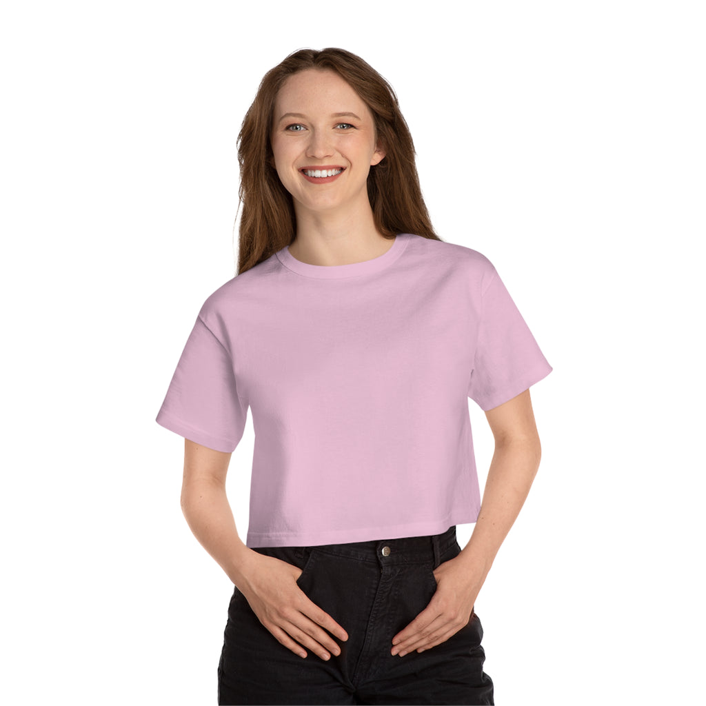Cropped Tee — "Rules for Resting Me" Self-Care Graphic