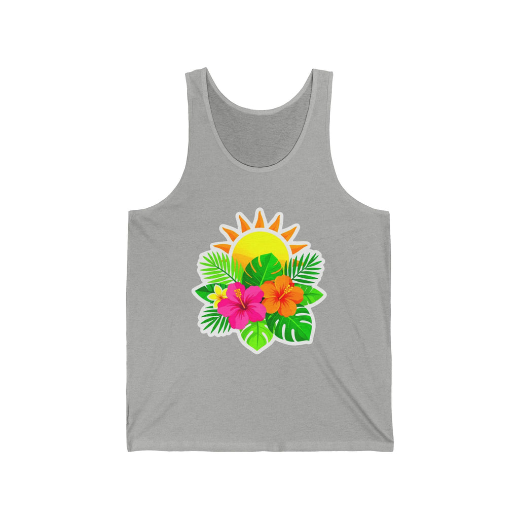 Tropical Sunset Tank Top — Hibiscus & Palm Beachwear