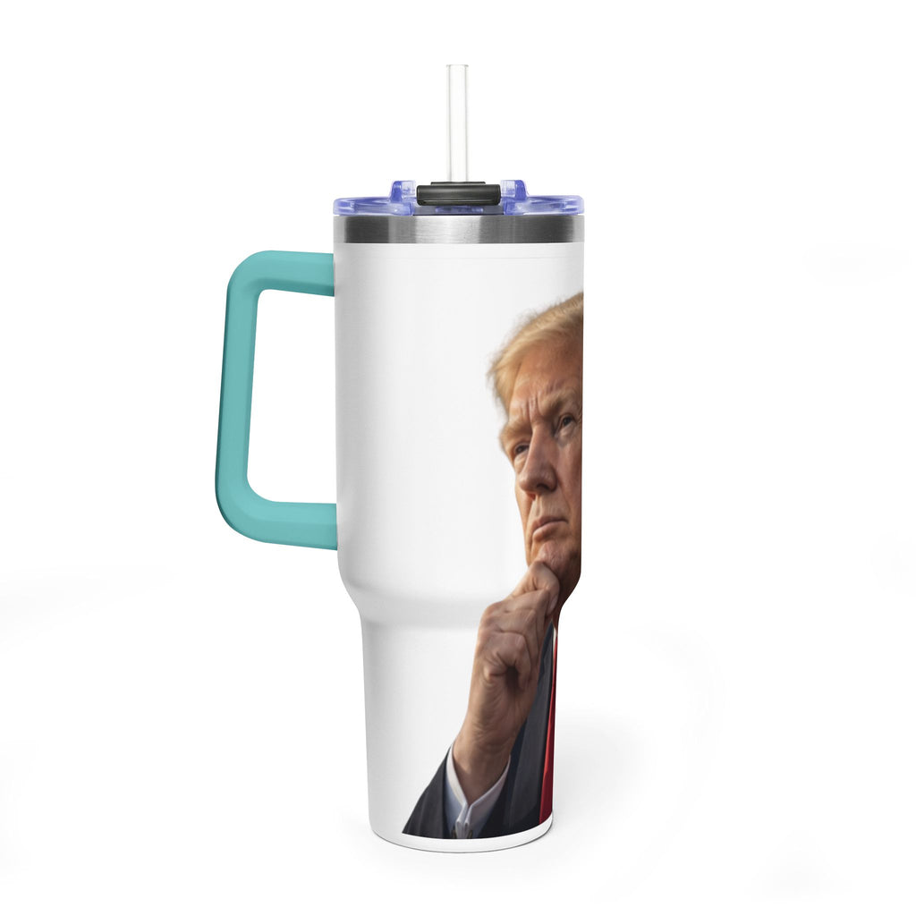 40oz Vacuum Tumbler — Thoughtful Portrait Travel Mug