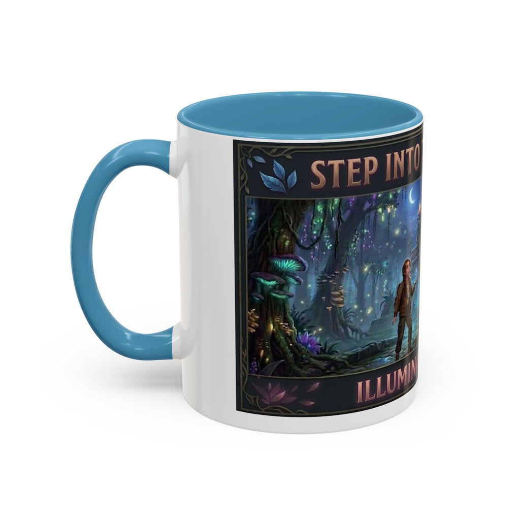 Mystical Adventure Coffee Mug — "Step Into the Unknown, Illuminate the Past"