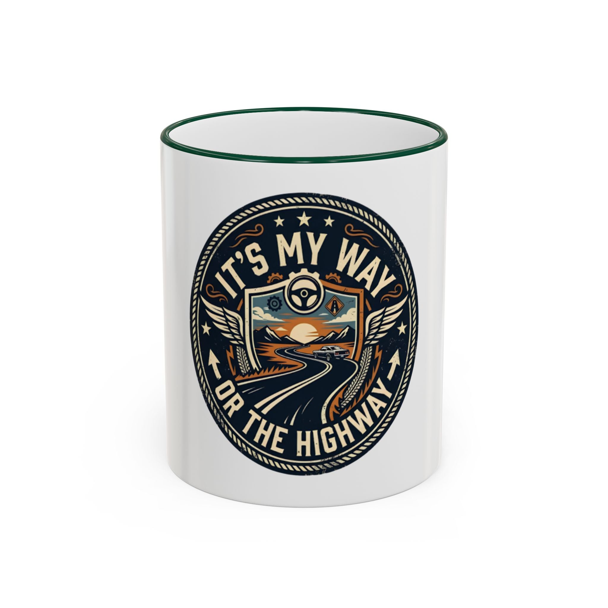 Accent Rim & Handle Mug (11oz, 15oz)