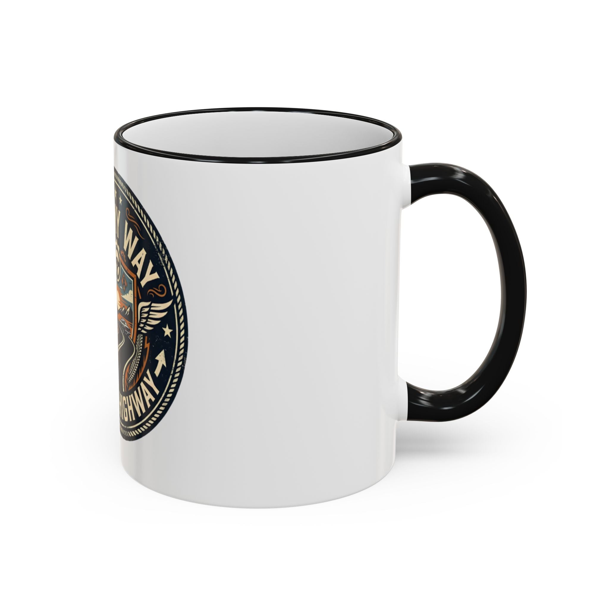 Accent Rim & Handle Mug (11oz, 15oz)