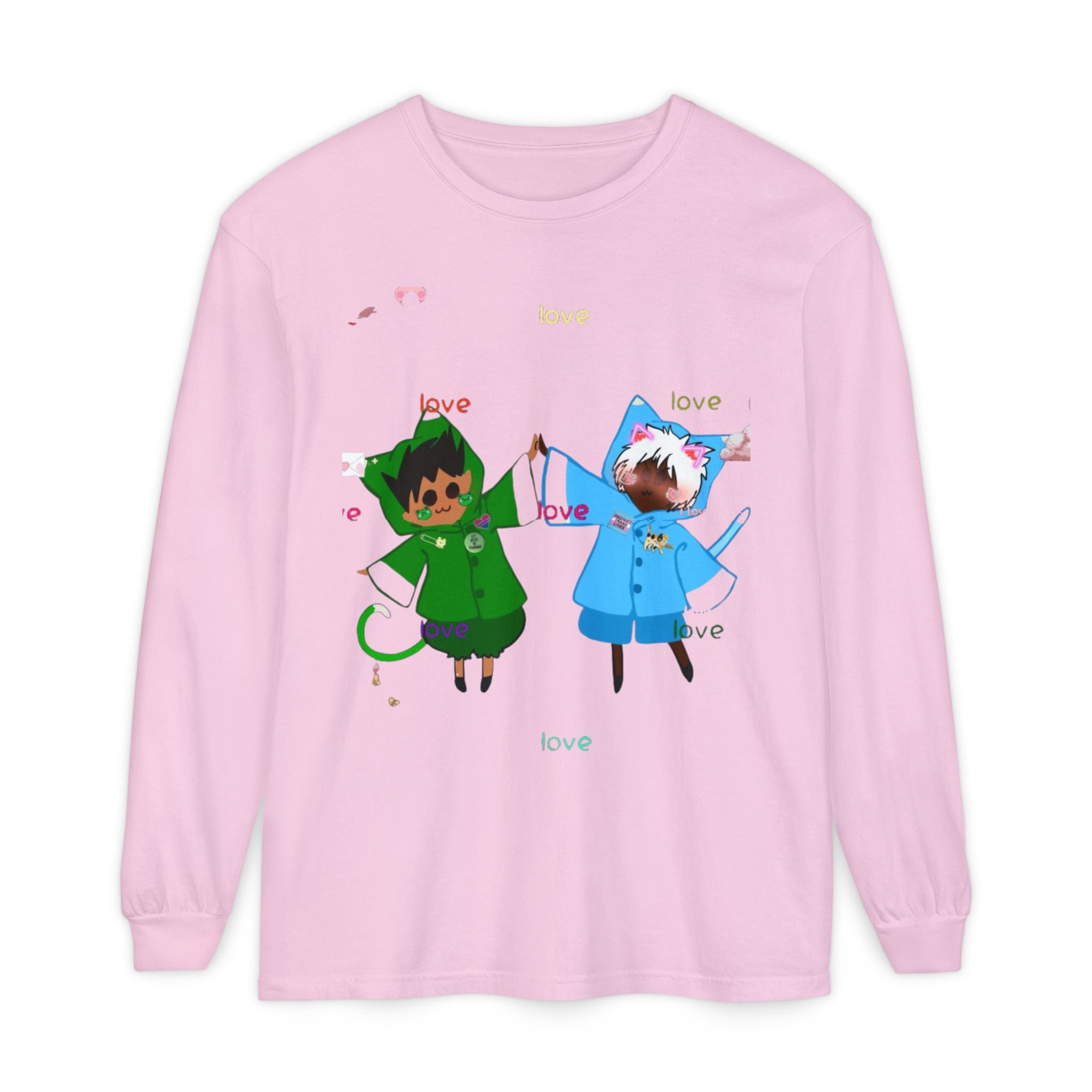 Unisex Garment-dyed Long Sleeve T-Shirt