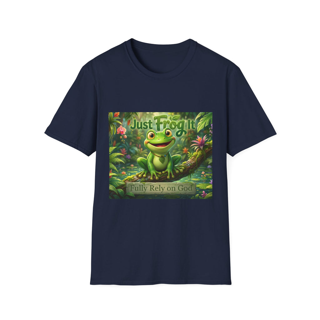 Just Frog It T-Shirt — Cute Frog Graphic Tee ("Just Frog It")