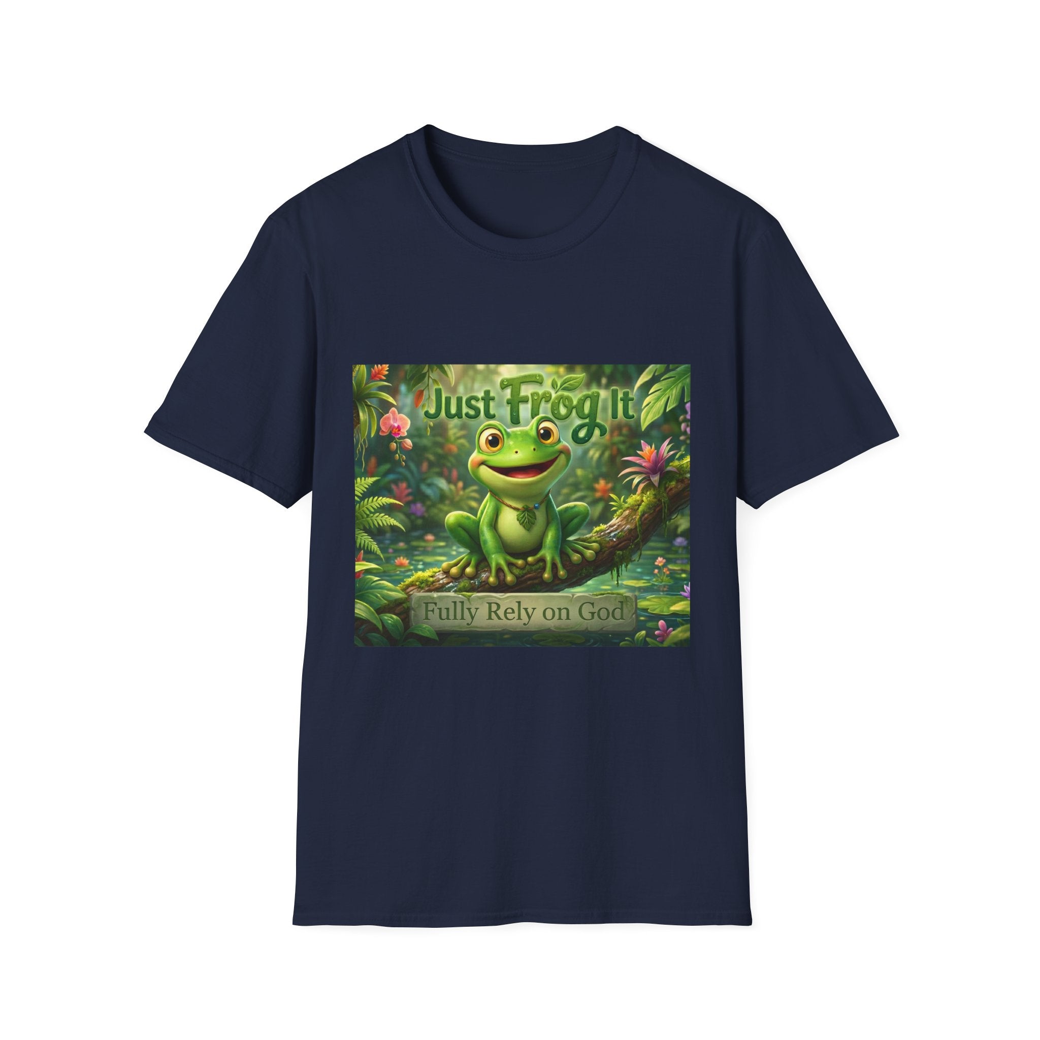 Just Frog It T-Shirt — Cute Frog Graphic Tee ("Just Frog It")