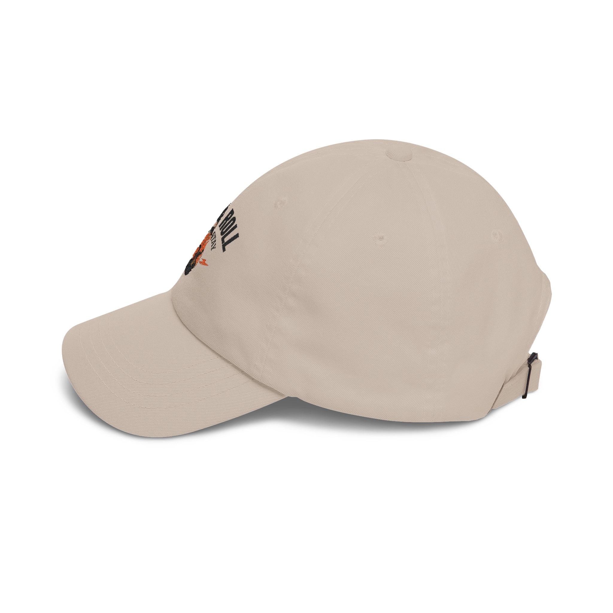 Rock & Roll Dad Cap — Retro Guitar Flames Baseball Hat