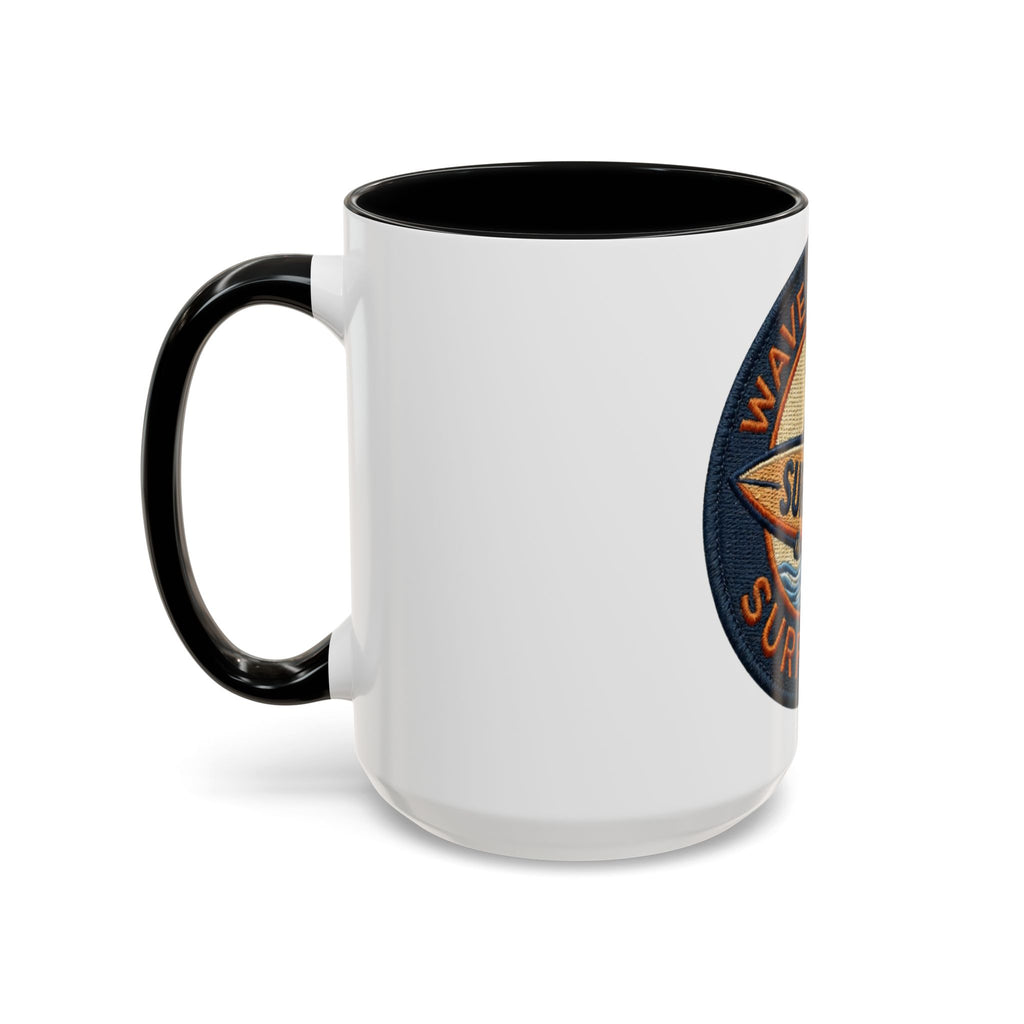 Surf's Up Wave Hunters Coffee Mug — Retro Surfin' USA Accent Mug