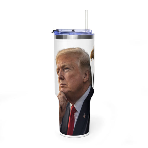 40oz Vacuum Tumbler — Thoughtful Portrait Travel Mug