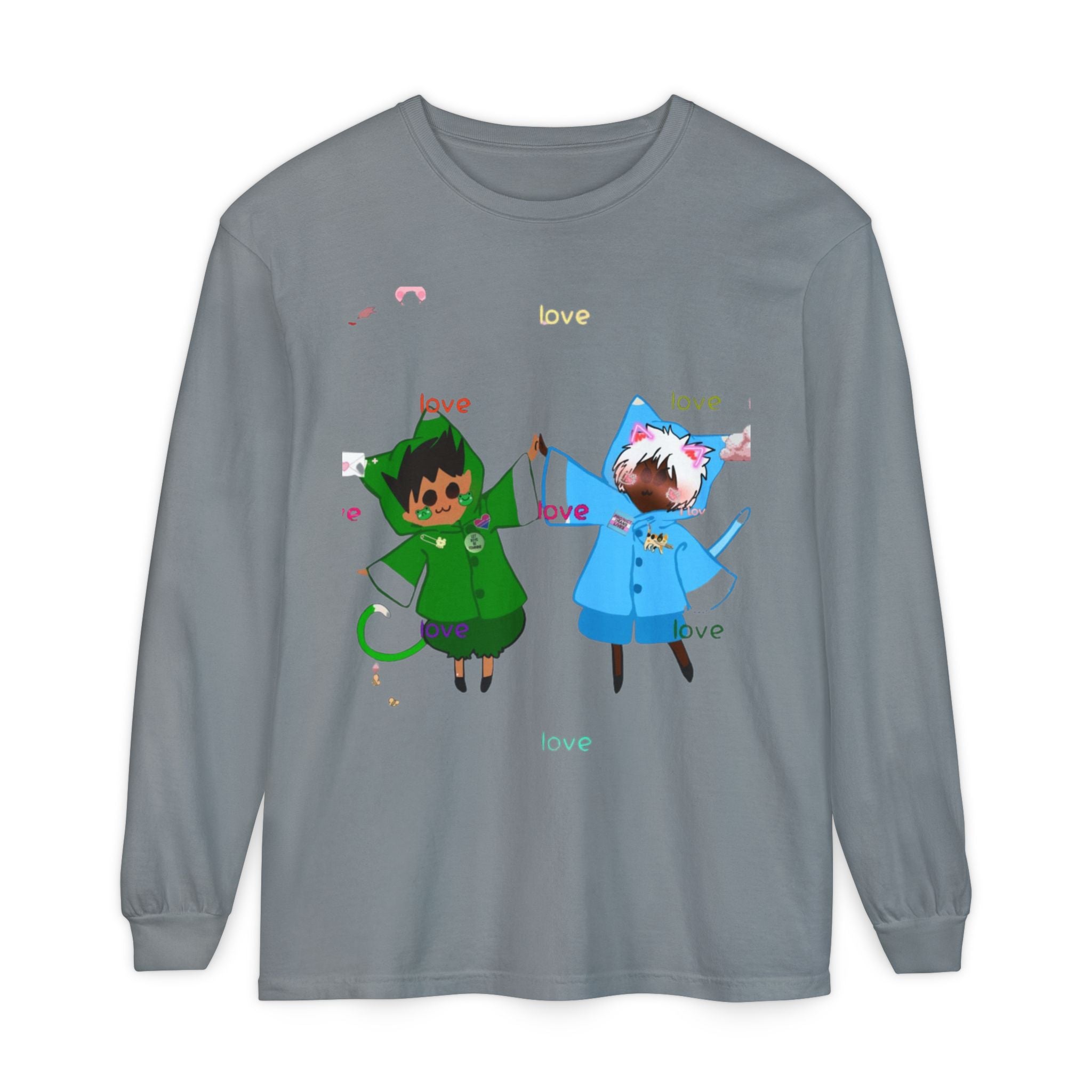 Unisex Garment-dyed Long Sleeve T-Shirt
