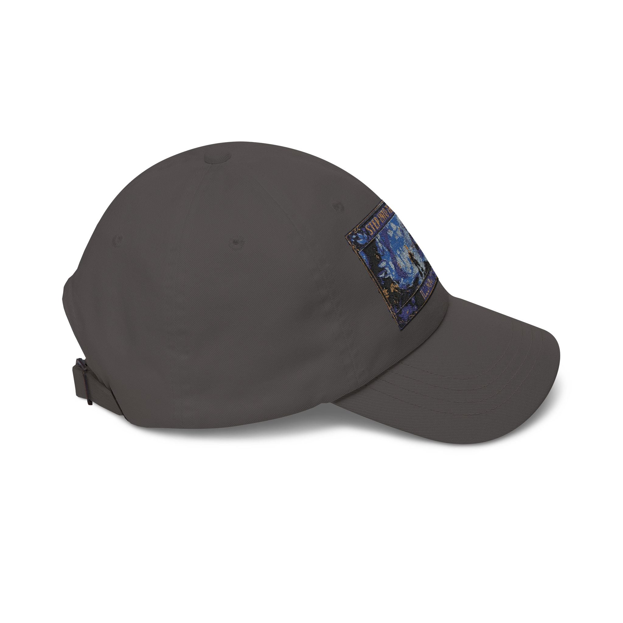 Dad Cap – 'Step Into the Unknown, Eliminate the Past' Adventure Embroidered Hat