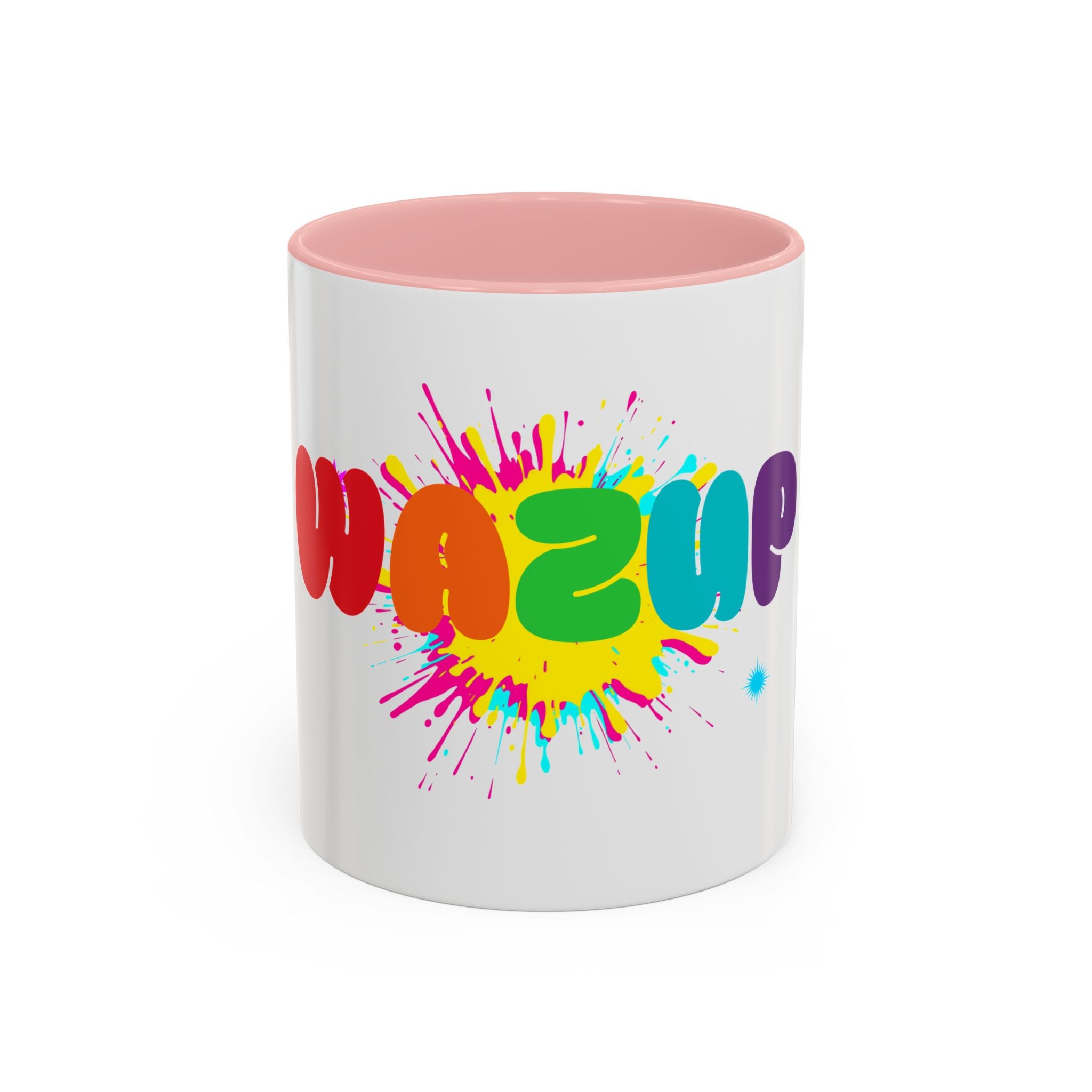 Wazzup Rainbow Splash Accent Coffee Mug (11/15oz)