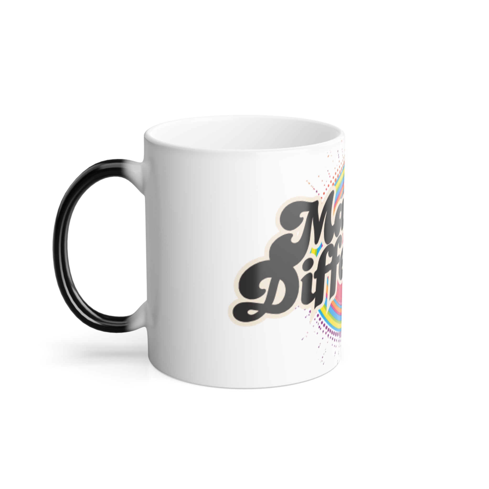 Make a Difference Color-Morph Mug — 11oz Inspirational Coffee Cup