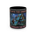 Mystical Adventure Coffee Mug — "Step Into the Unknown, Illuminate the Past"