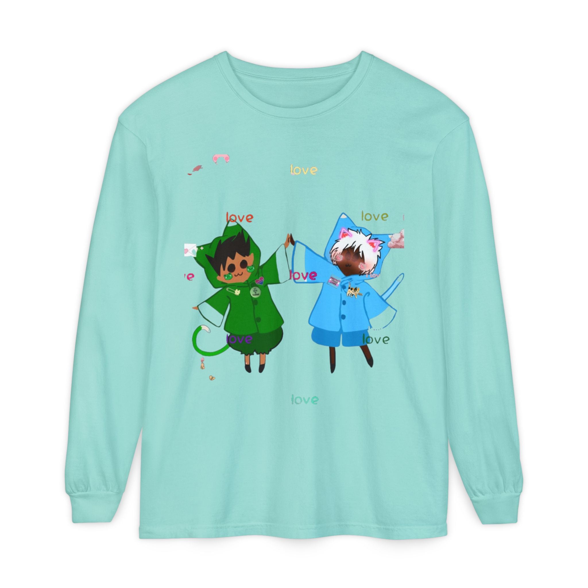 Unisex Garment-dyed Long Sleeve T-Shirt