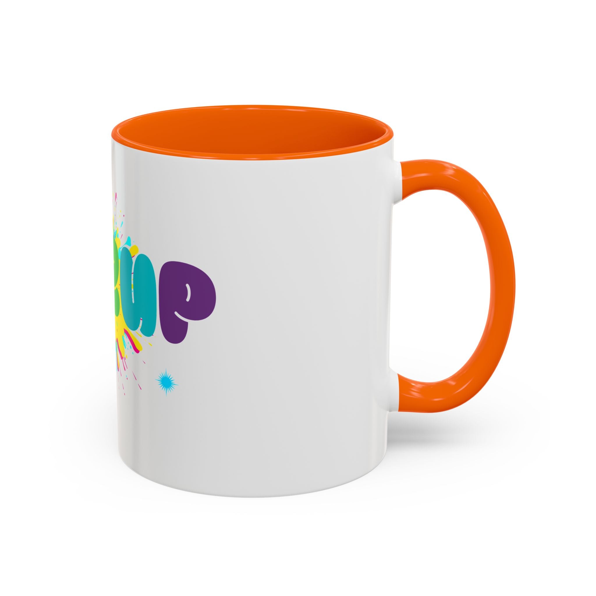 Wazzup Rainbow Splash Accent Coffee Mug (11/15oz)