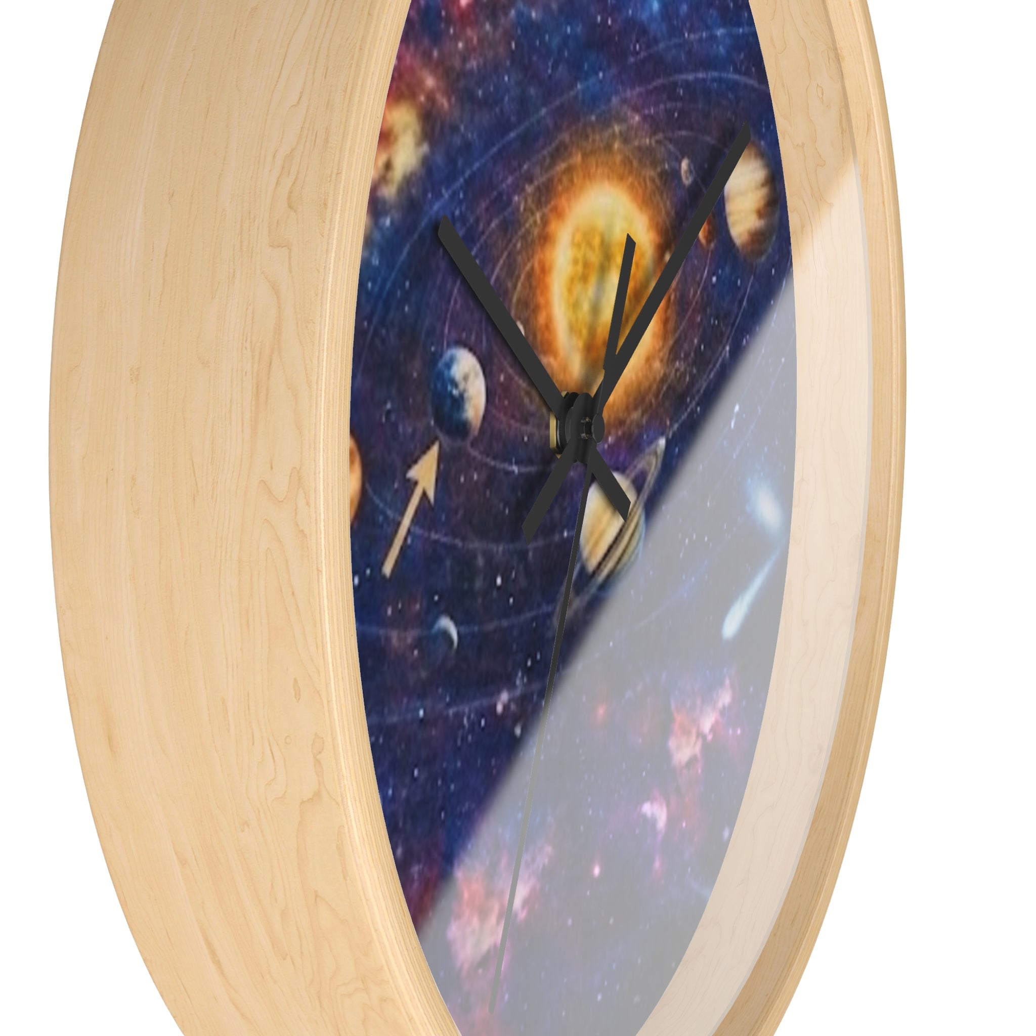 Galaxy Solar System Wall Clock — Decorative Space-Themed Clock for Kids & Sci‑Fi Fans