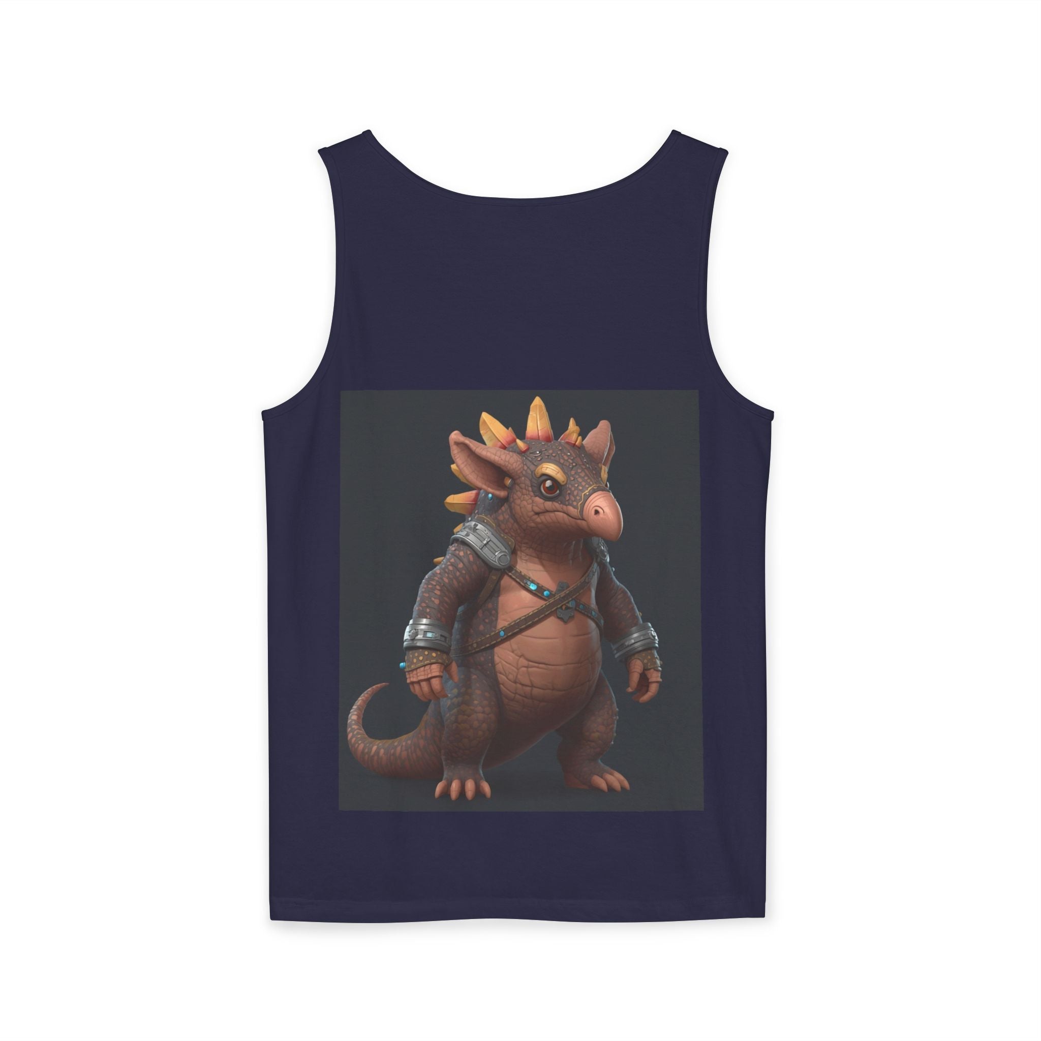Dragon Warrior Tank Top — Cute Armored Baby Dragon Graphic