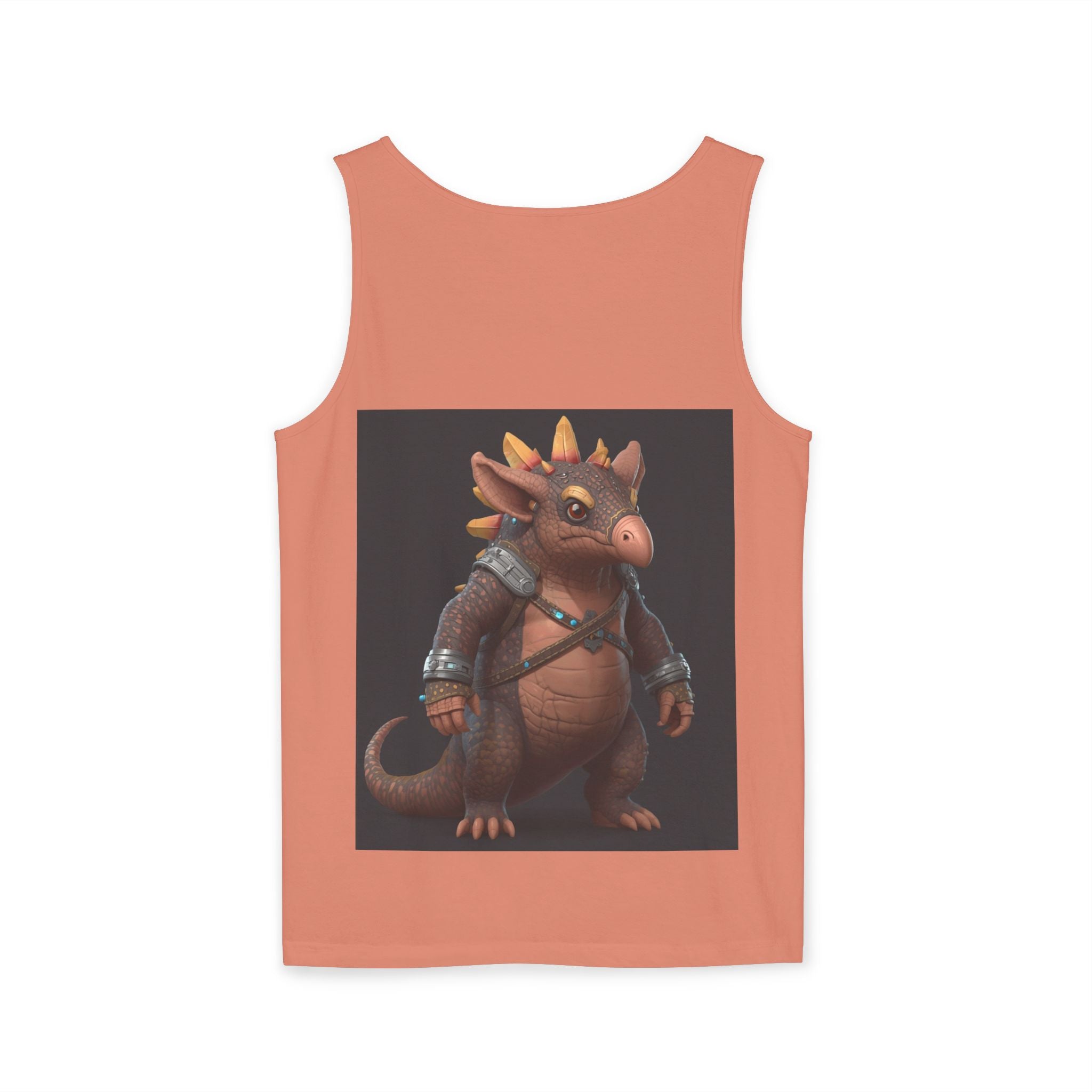 Dragon Warrior Tank Top — Cute Armored Baby Dragon Graphic