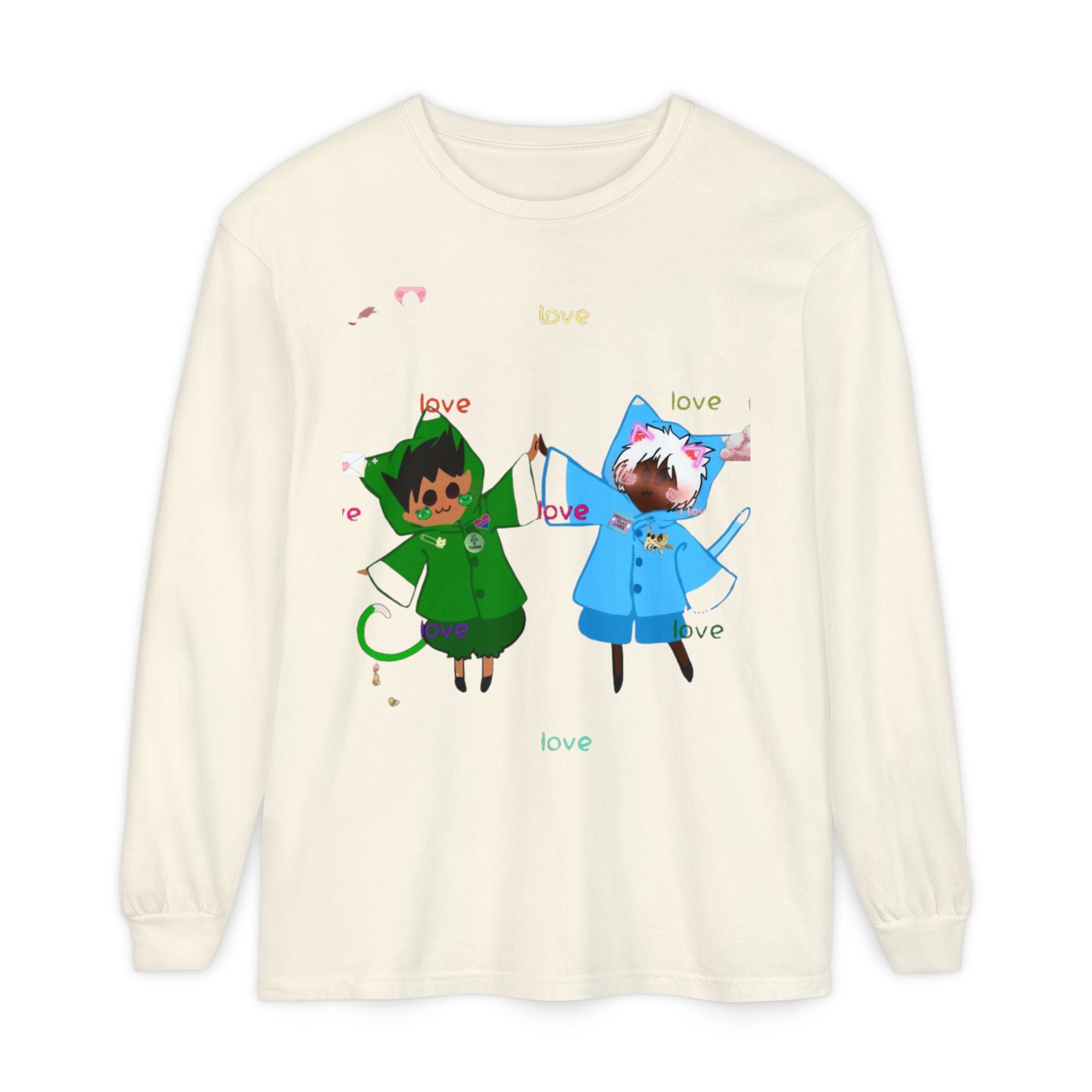 Unisex Garment-dyed Long Sleeve T-Shirt