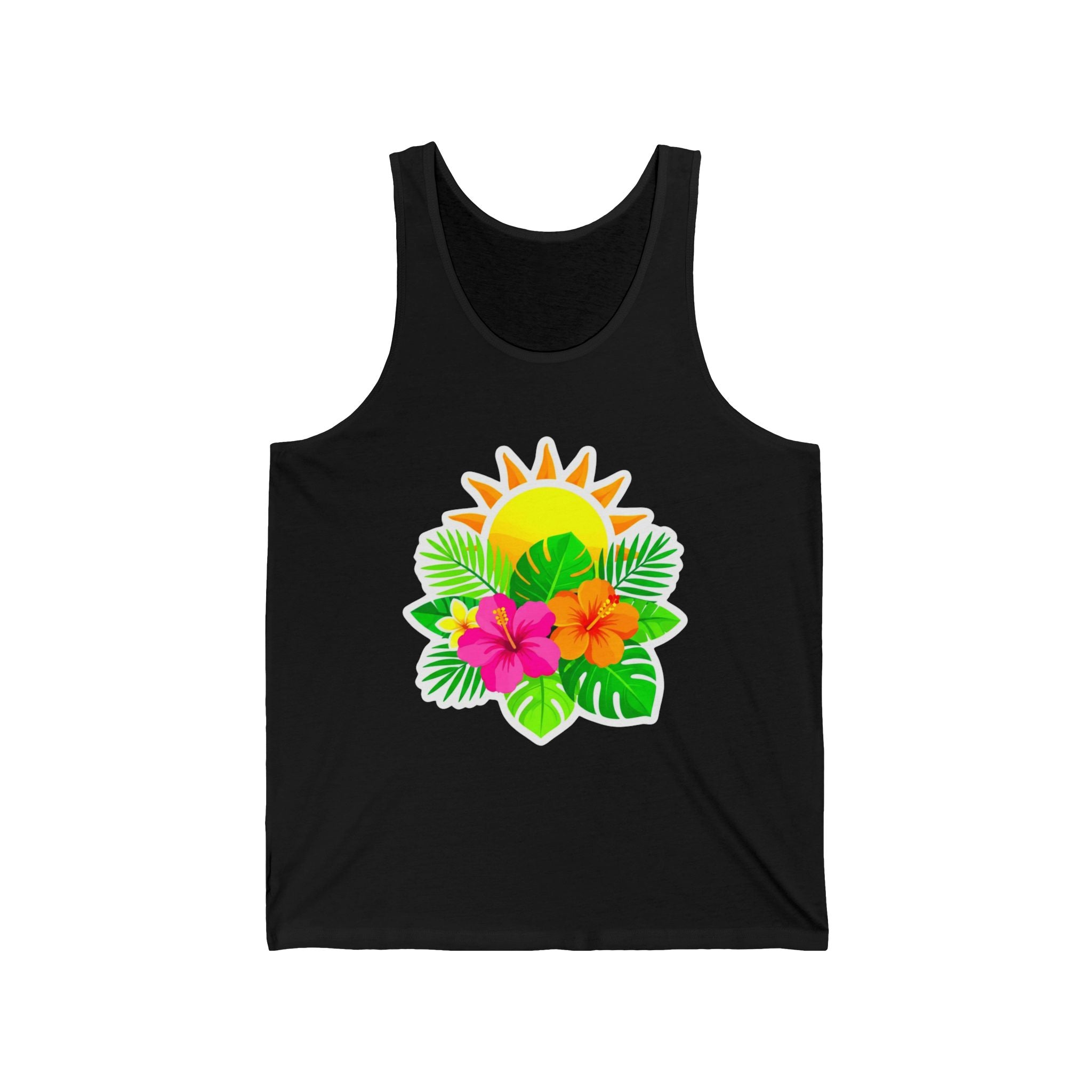 Tropical Sunset Tank Top — Hibiscus & Palm Beachwear