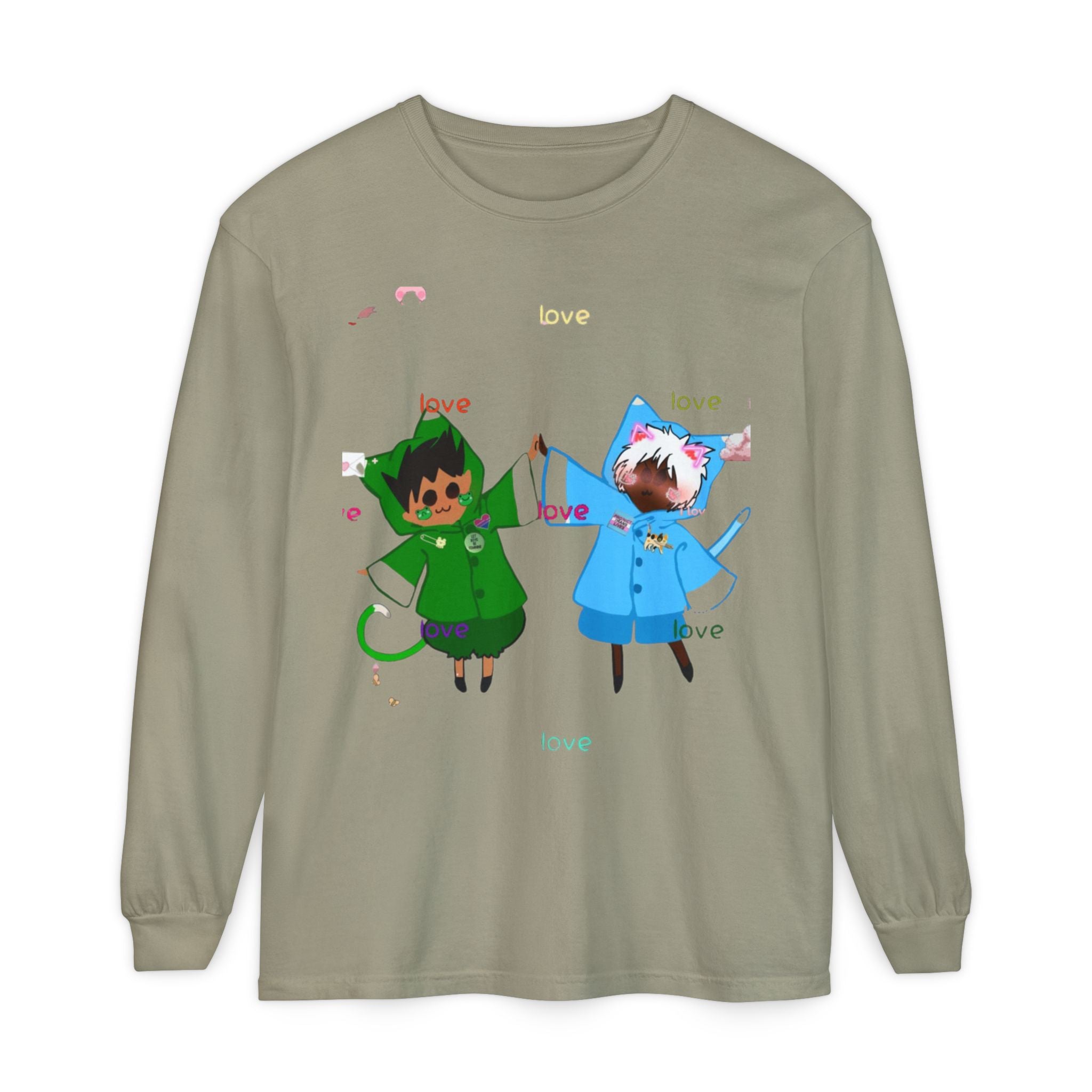Unisex Garment-dyed Long Sleeve T-Shirt