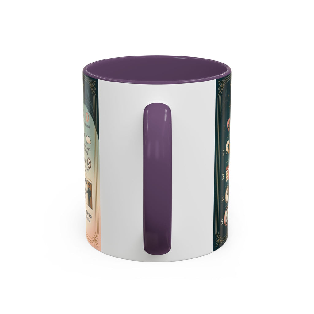 Coffee Mug - “10 Rules for Dating Her: A Modern Guide” Accent Ceramic Mug