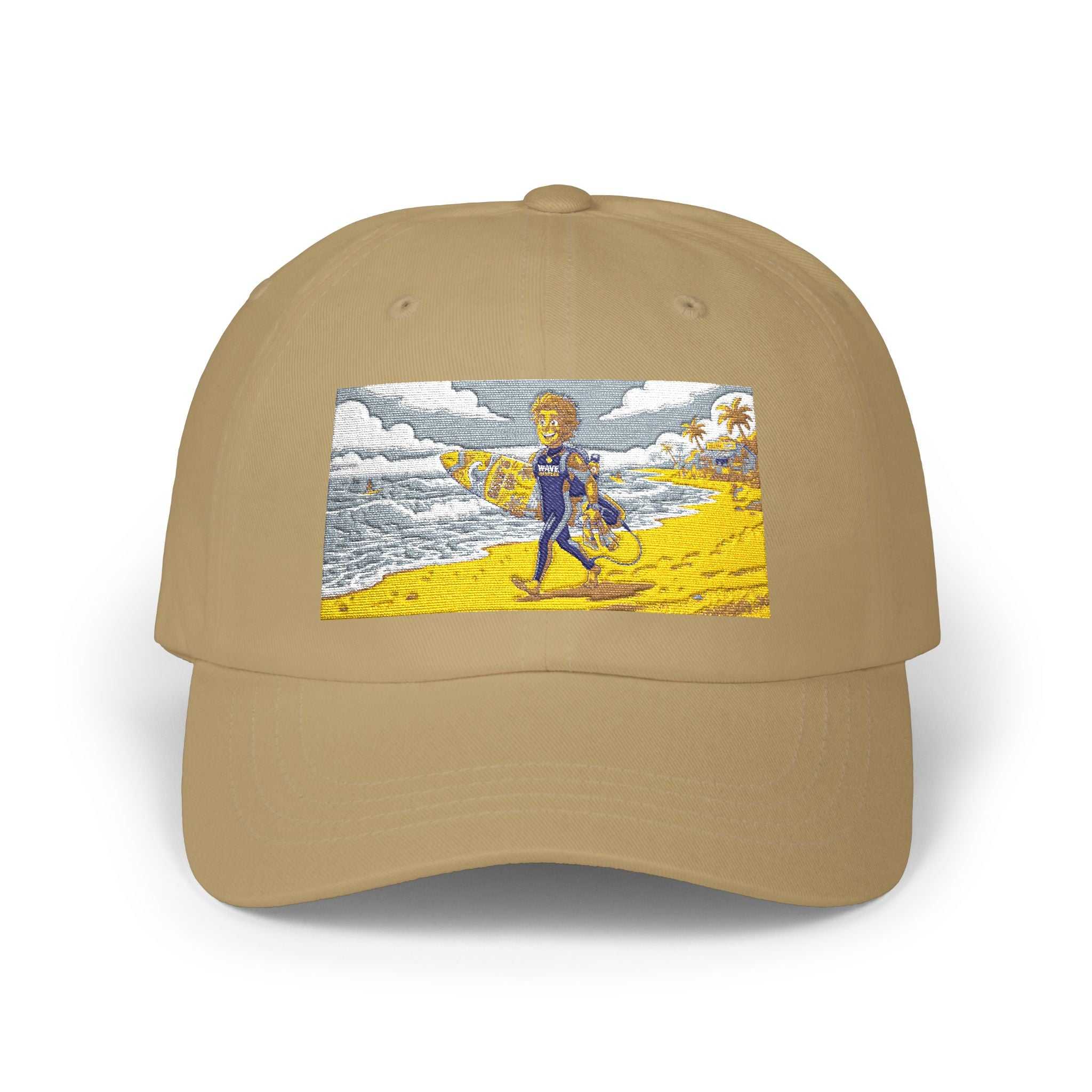 Dad Cap — Vintage Child with Kite Embroidered Baseball Hat