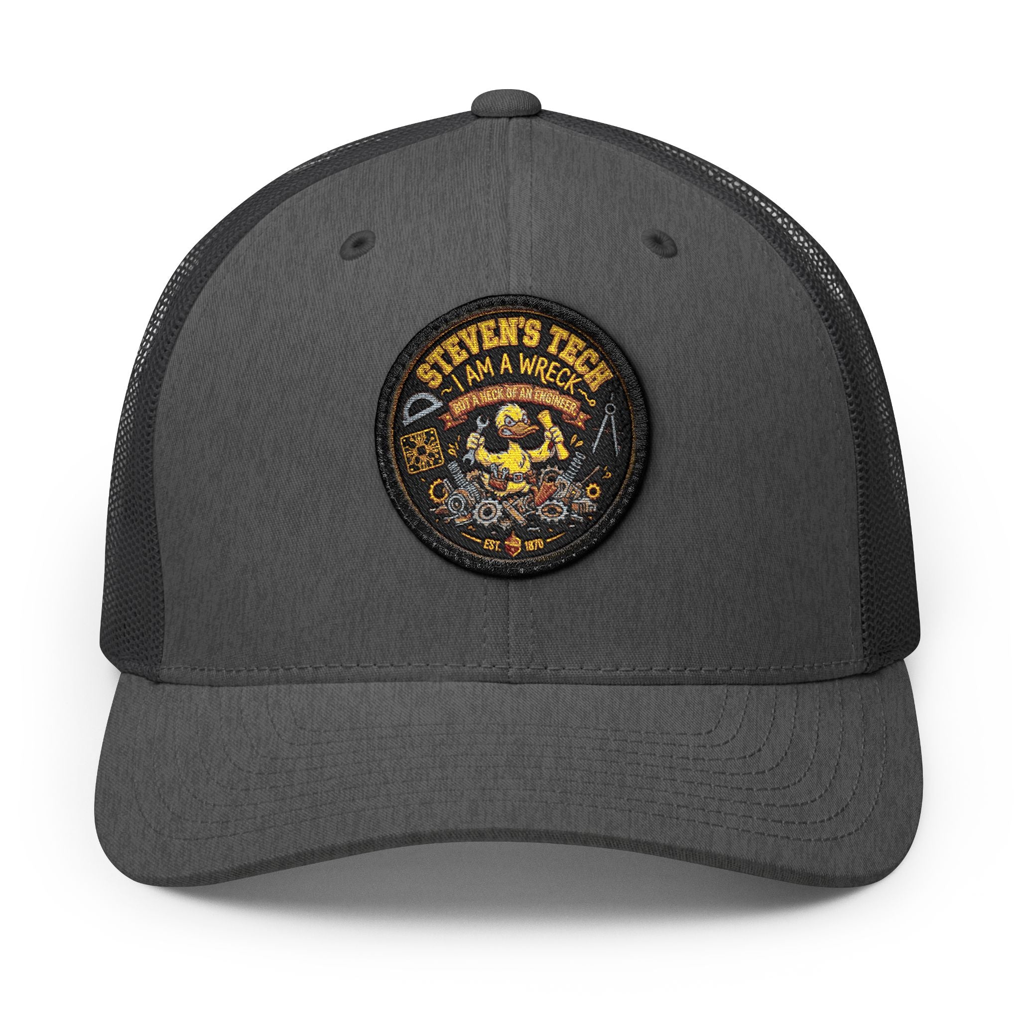 Snapback Trucker Cap with Patch (Embroidery)