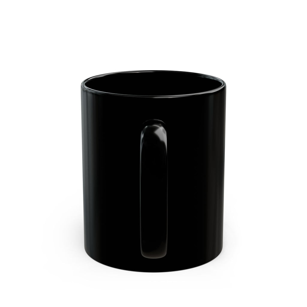Neon Fox Mug — Colorful Fox Head with Japanese 'Wild' Kanji, Black Coffee Cup (11oz/15oz)