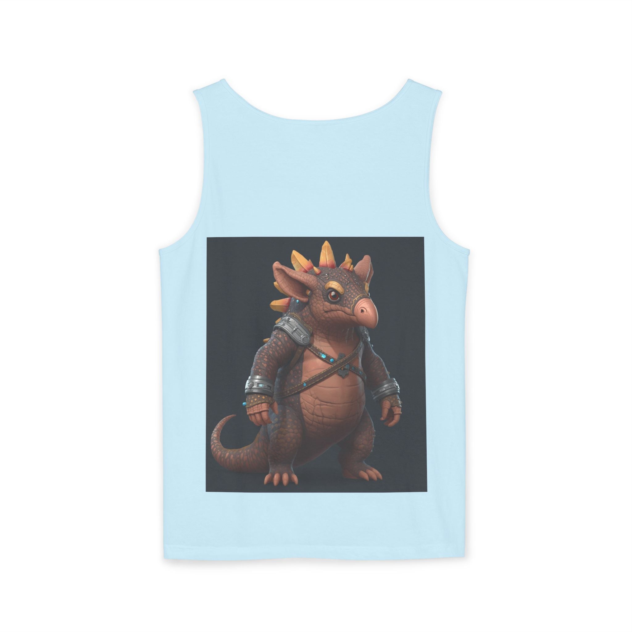 Dragon Warrior Tank Top — Cute Armored Baby Dragon Graphic