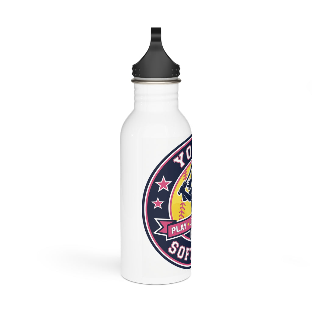 Youth Softball Stainless Steel Water Bottle — Play • Learn • Grow Sports Bottle