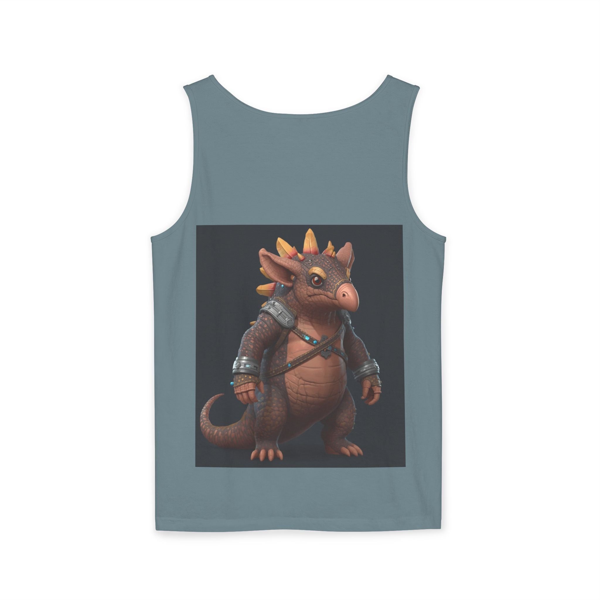 Dragon Warrior Tank Top — Cute Armored Baby Dragon Graphic